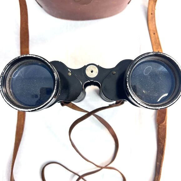 Vintage Meibo 7X50 Binoculars with leather Case - Picture 6 of 16